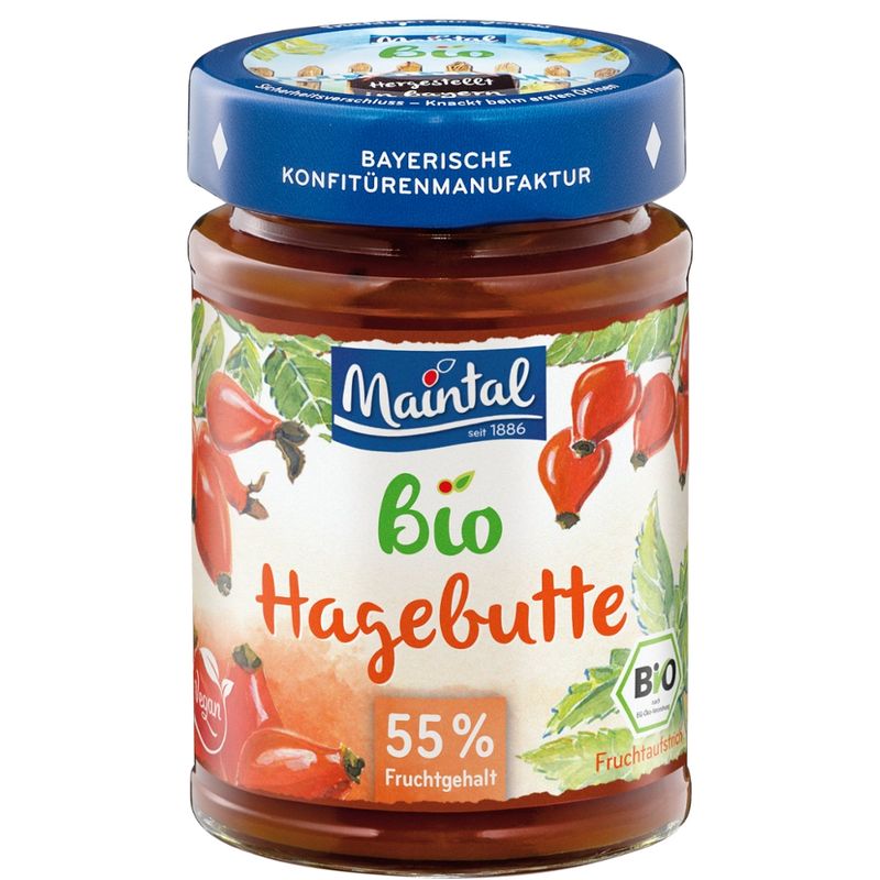 Maintal Bio Bio Hagebutten-Fruchtaufstrich - Produktbild