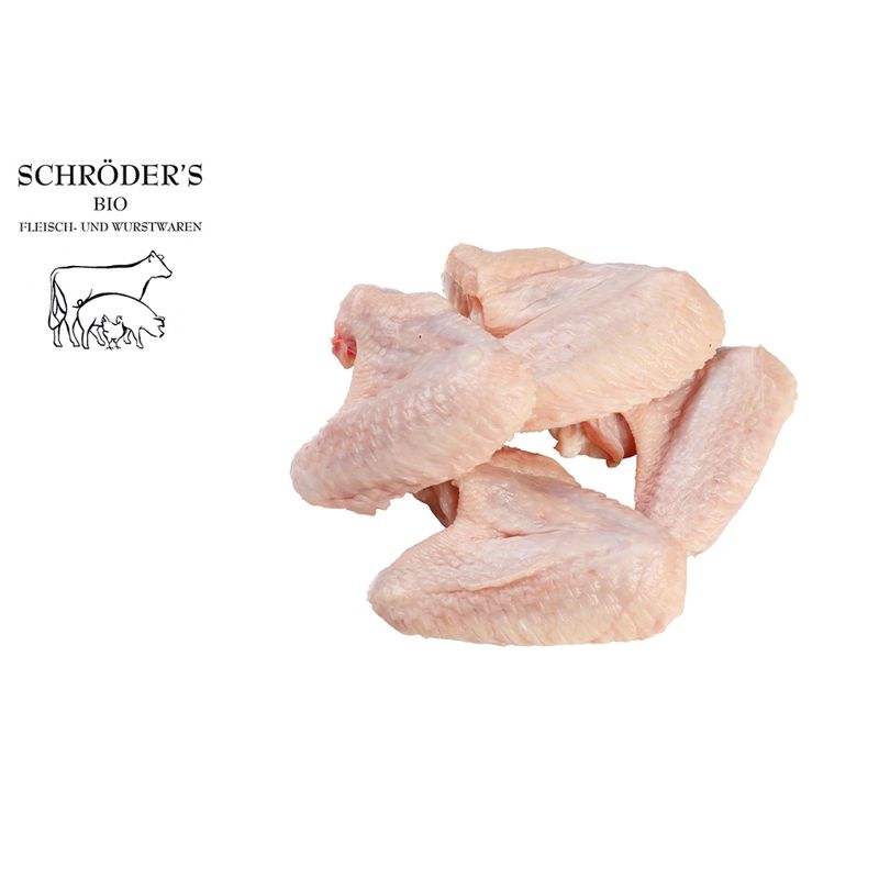 Schröder's Bio Fleisch- und Wurstwaren Hähnchenflügel 4 Stück ca. 300 g - Produktbild