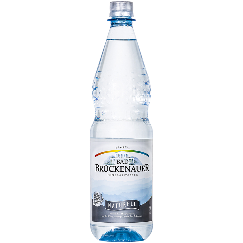 Staatl. Mineralbrunnen AG Bad Brückenau Staatl. Bad Brückenauer Mineralwasser naturell 12 x 1,0l PET - Produktbild