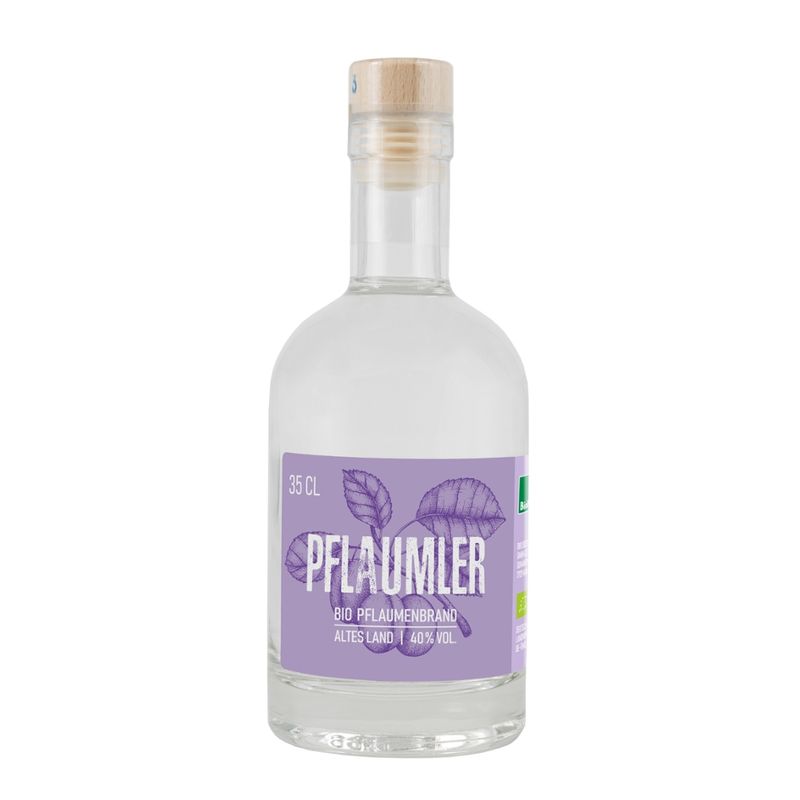 Bio Obst Münch Bio Pflaumler Premium Pflaumenbrand 40% Vol. Bioland - Produktbild