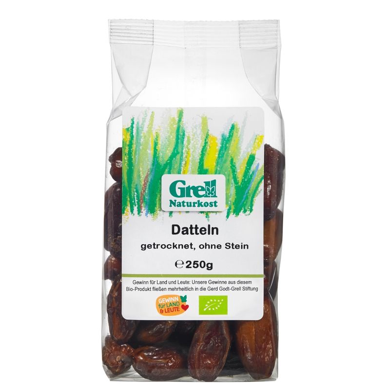 Grell Naturkost Datteln getrocknet, ohne Stein - Produktbild