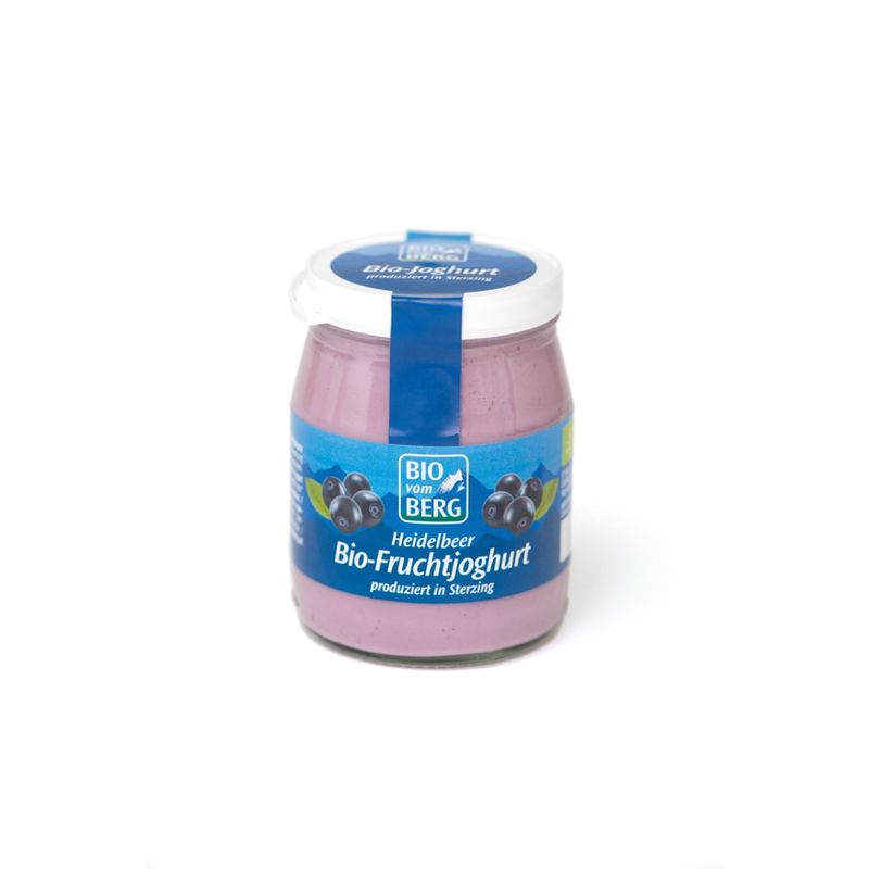 BIOvomBERG BIO vom BERG Bio-Fruchtjoghurt Heidelbeer 150g - Produktbild