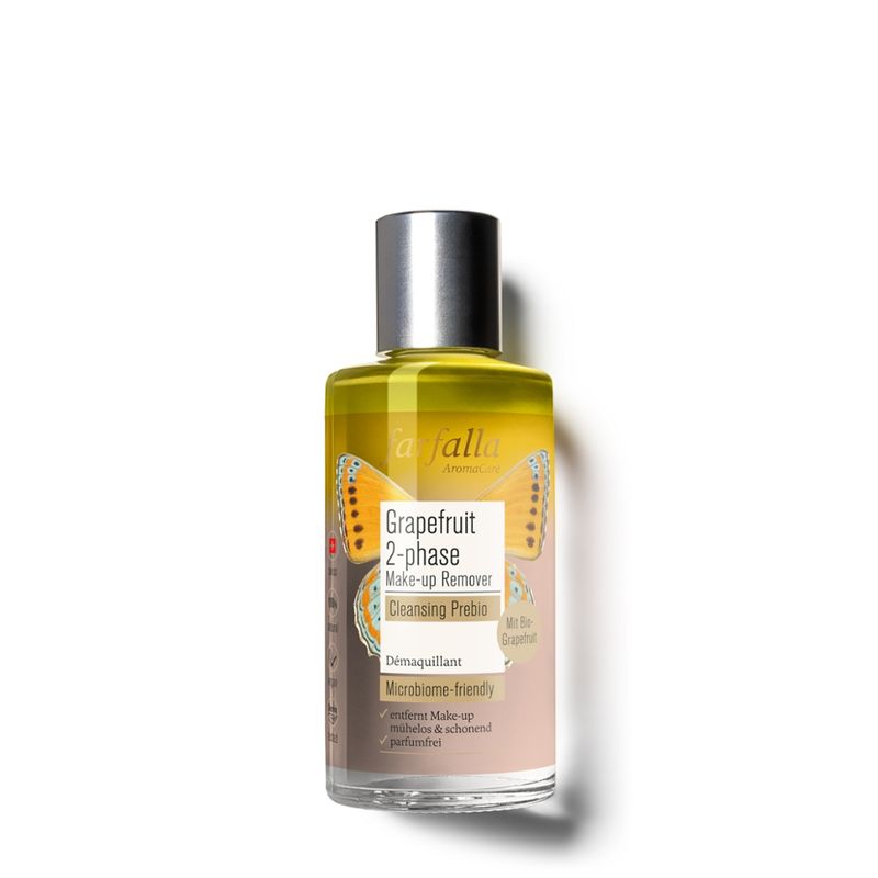 farfalla Grapefruit 2-phase Make-up Remover, Cleansing Prebio, 60ml - Produktbild