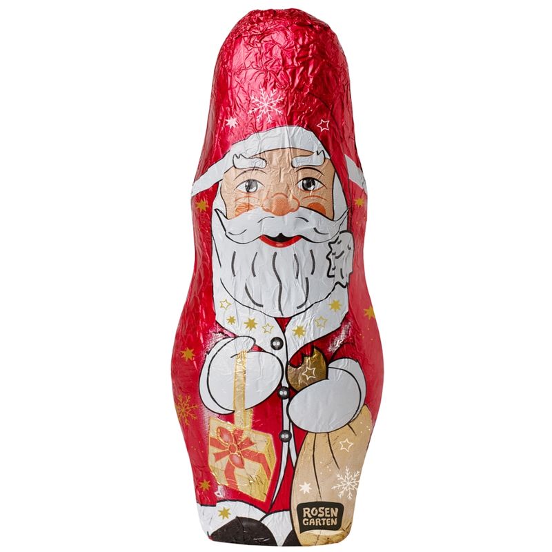 Rosengarten Mini-Schoko-Weihnachtsmann in Stanniolpapier - Produktbild