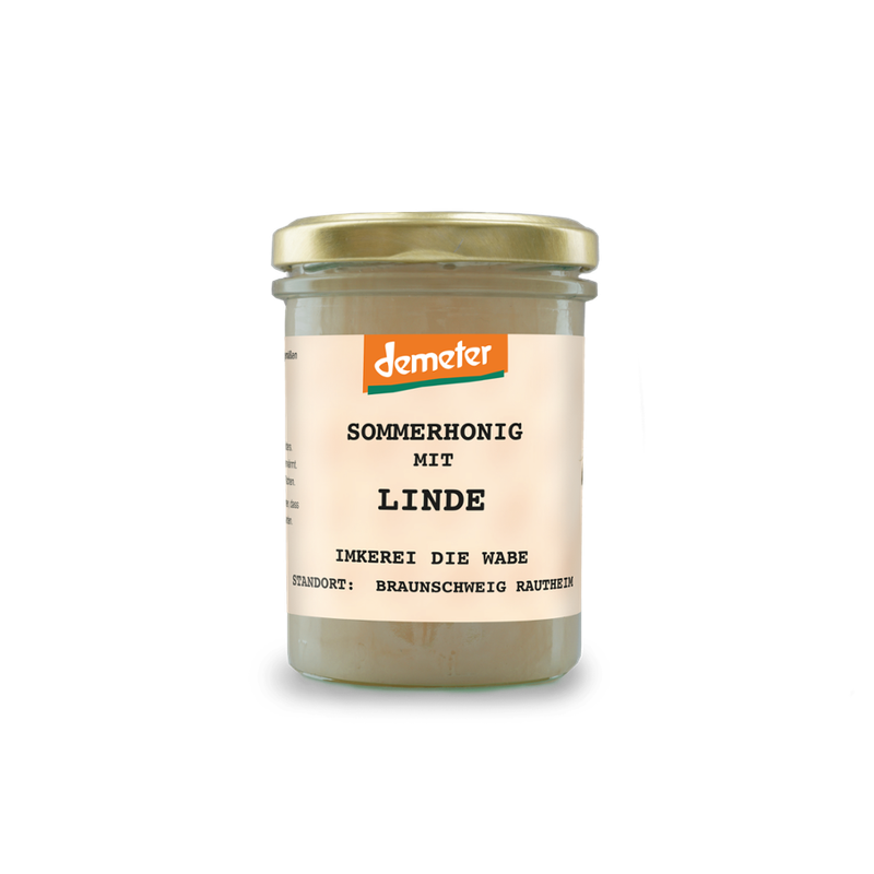 Imkerei die Wabe Sommerhonig mit Linde - Produktbild