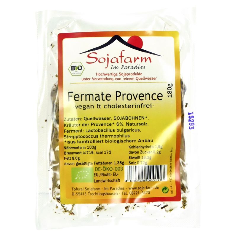 Sojafarm Fermate Provence -vegan & cholesterinfrei- - Produktbild