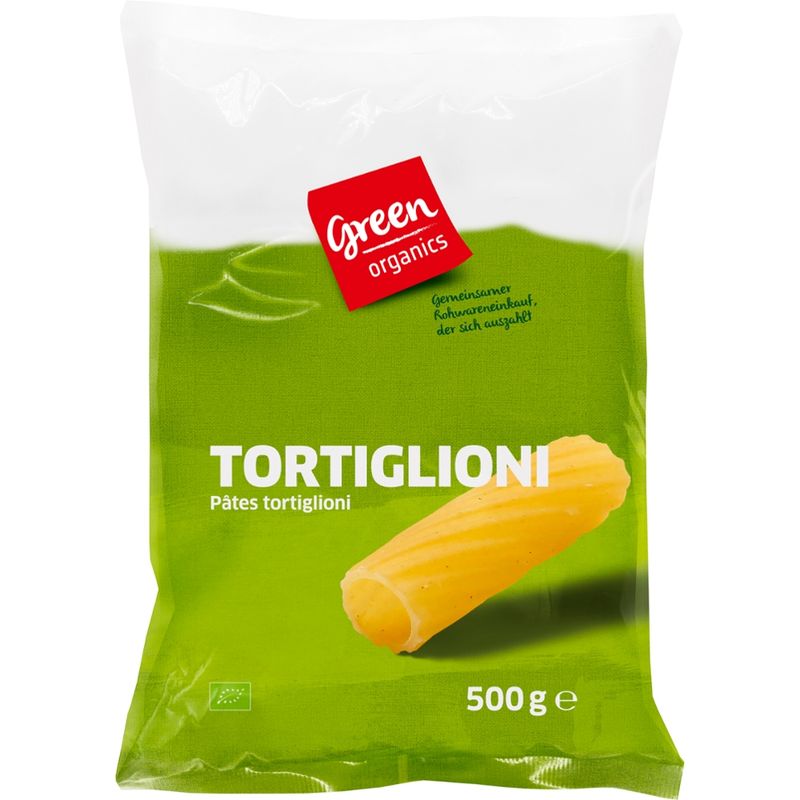 greenorganics Green Tortiglioni hell 12x 500g - Produktbild