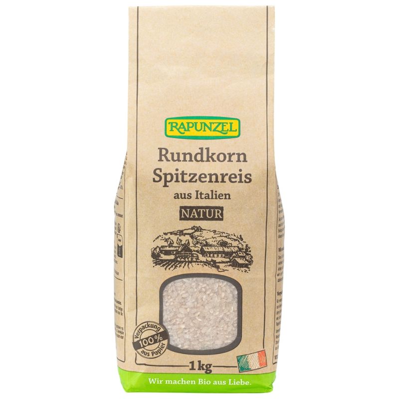 Rapunzel Rundkorn Spitzenreis natur / Vollkorn - Produktbild