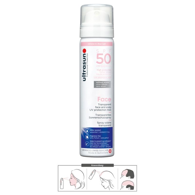 Ultrasun Face&Scalp UV Protection Mist SPF50 75ml - Produktbild