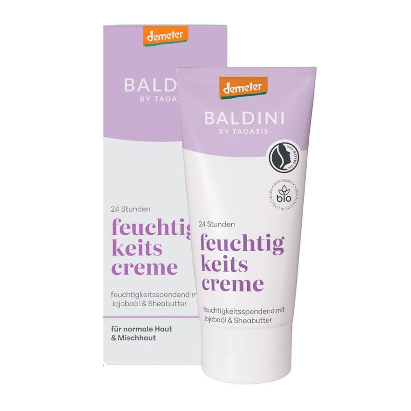 Baldini Baldini 24h-Feuchtigkeitscreme demeter 50ml - Produktbild