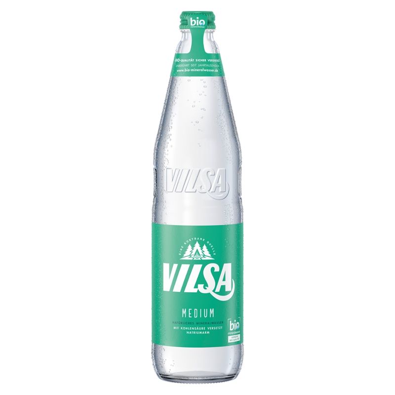 VILSA VILSA Mineralwasser Medium Glas 12x0,70l Glas MW Bio - Produktbild