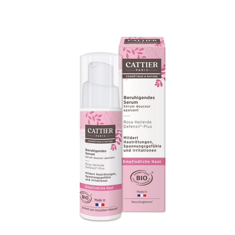 Cattier Paris Cattier Beruhigendes Serum mit rosa Heilerde empfindliche Haut 30ml - Produktbild