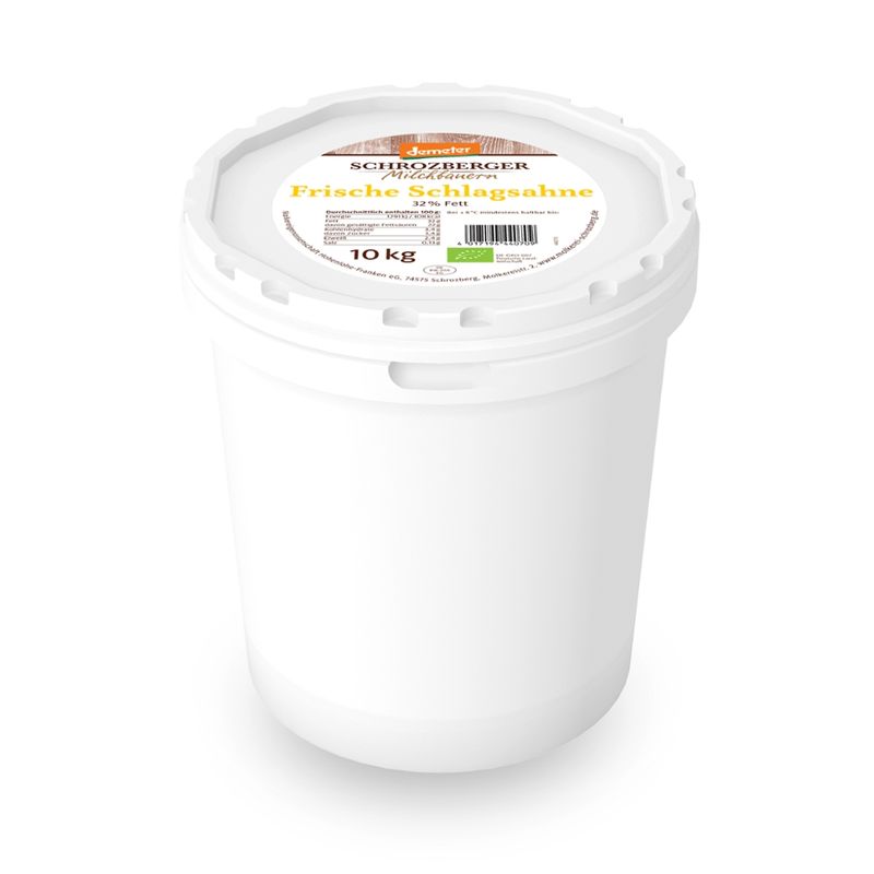 Schrozberger Milchbauern Schlagsahne 10L - Produktbild