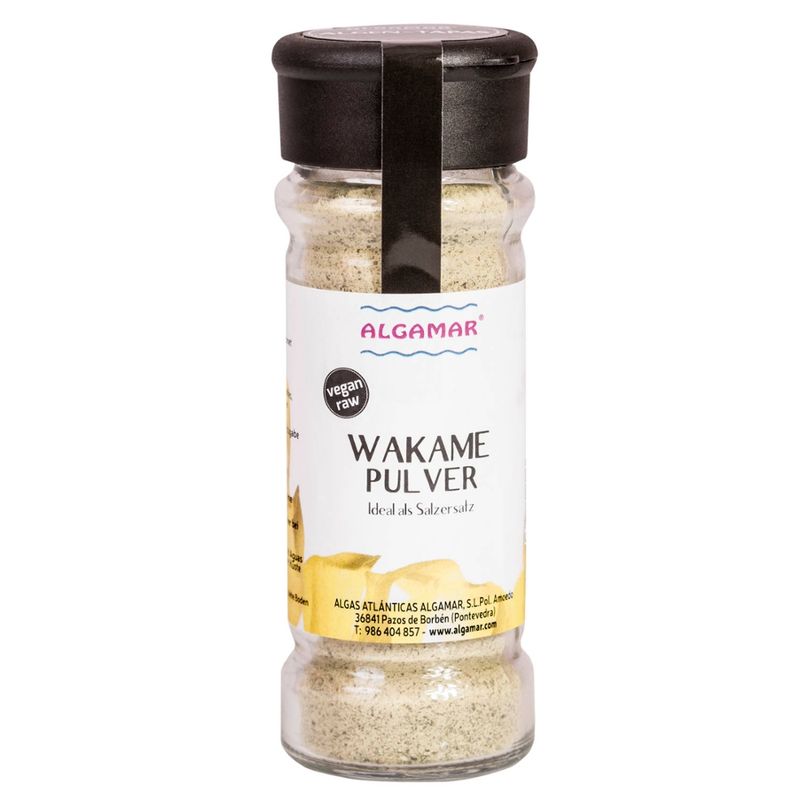 Algamar Wakame Pulver (Algen- Würzer) 70g BIO - Produktbild