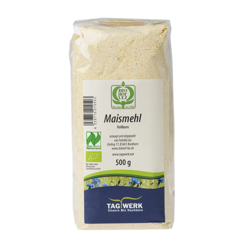 TAGWERK Maismehl Vollkorn Biohof Lex - Produktbild
