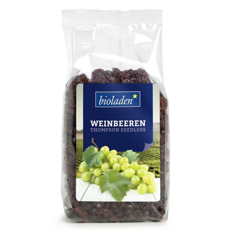 bioladen Weinbeeren, Sorte: Thompson Seedless - Produktbild
