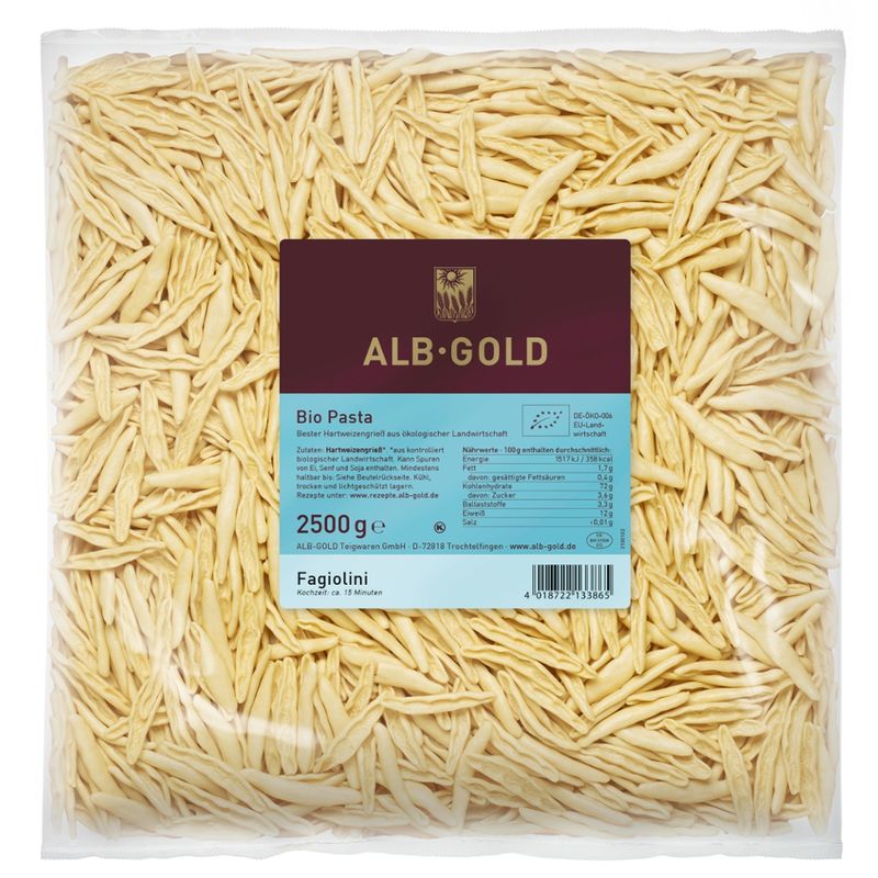 ALB-GOLD AG Bio Pasta Fagiolini 4 x 2,5 kg - Produktbild