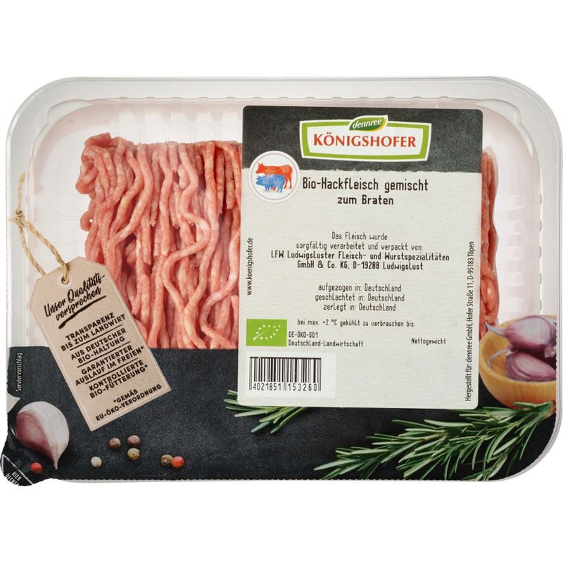 Königshofer Hackfleisch gemischt Nord, zum Braten - Produktbild