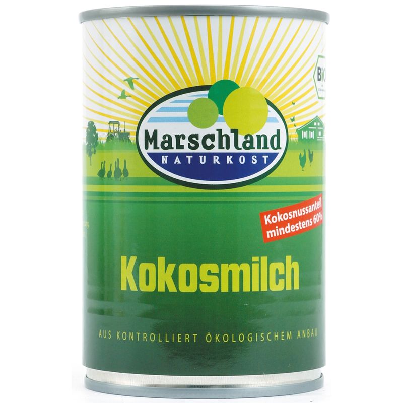 Marschland  Bio-Kokosmilch 400 ml Ds. MARSCHLAND - Produktbild