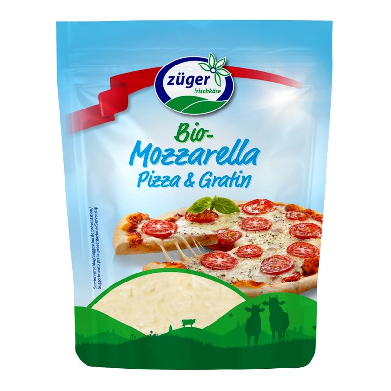 Züger Frischkäse AG Züger Bio Mozzarella tagliatelle 150g - Produktbild