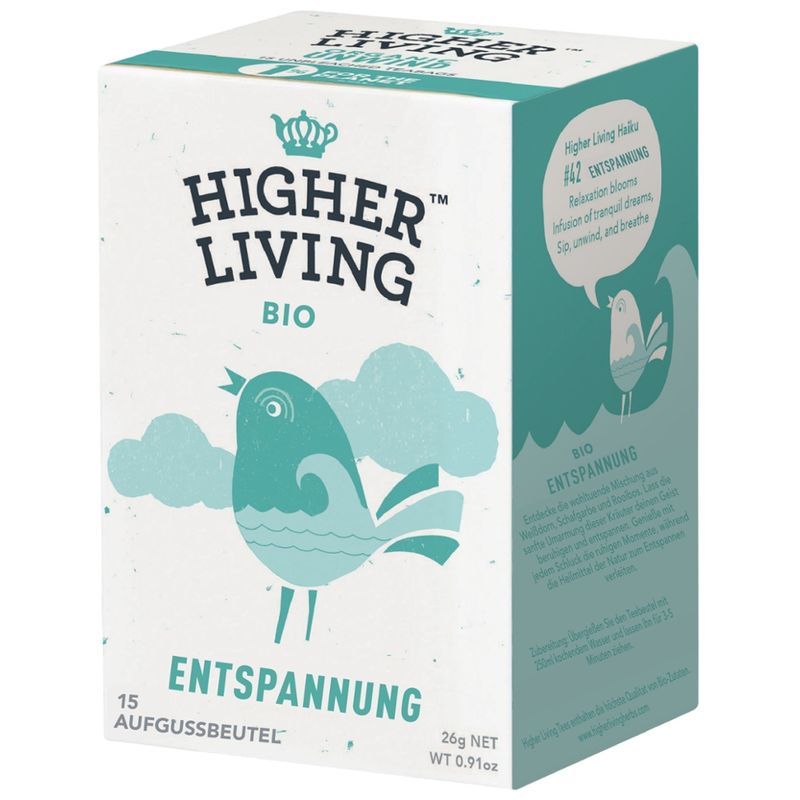 Higher Living Kräutertee Entspannung - Produktbild