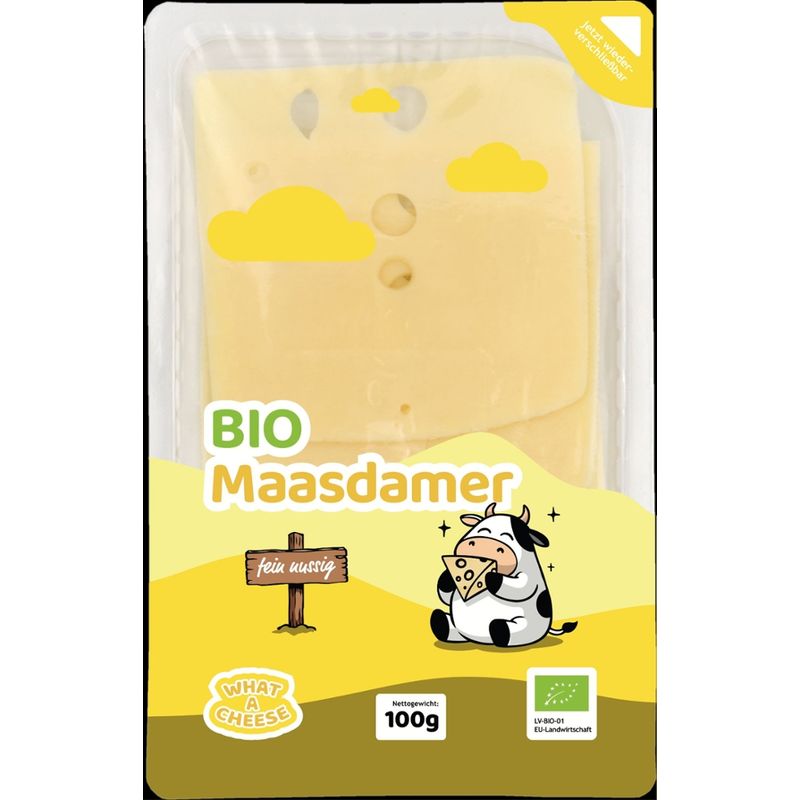 What a Cheese Bio Maasdamer Scheiben - Produktbild