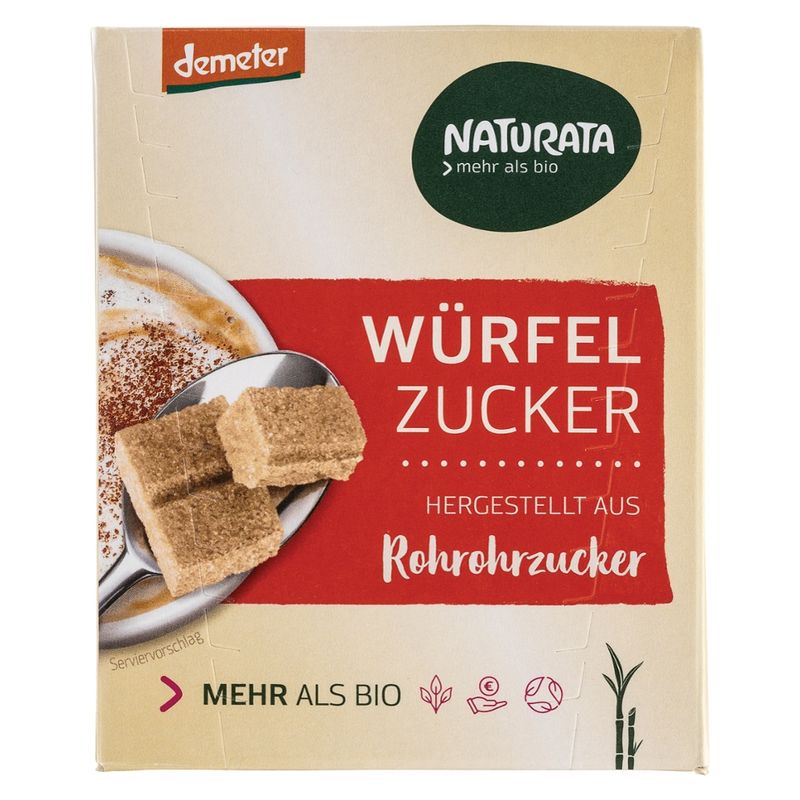 NATURATA Würfelzucker aus Rohrohrzucker - Produktbild
