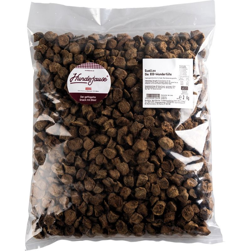 Hundejause Hundejause Quellos BioHundealleinfutter mit Huhn 2kg - Produktbild