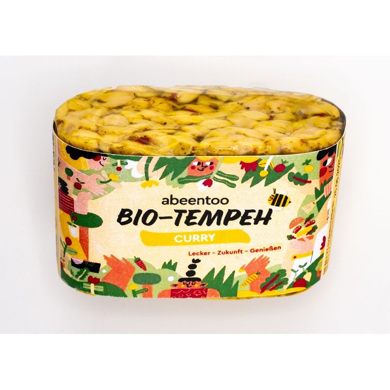 abeentoo Tempeh Spezialitäten abeentoo Bio Tempeh - Curry -  mit intensivem Curry-Geschmack - Produktbild