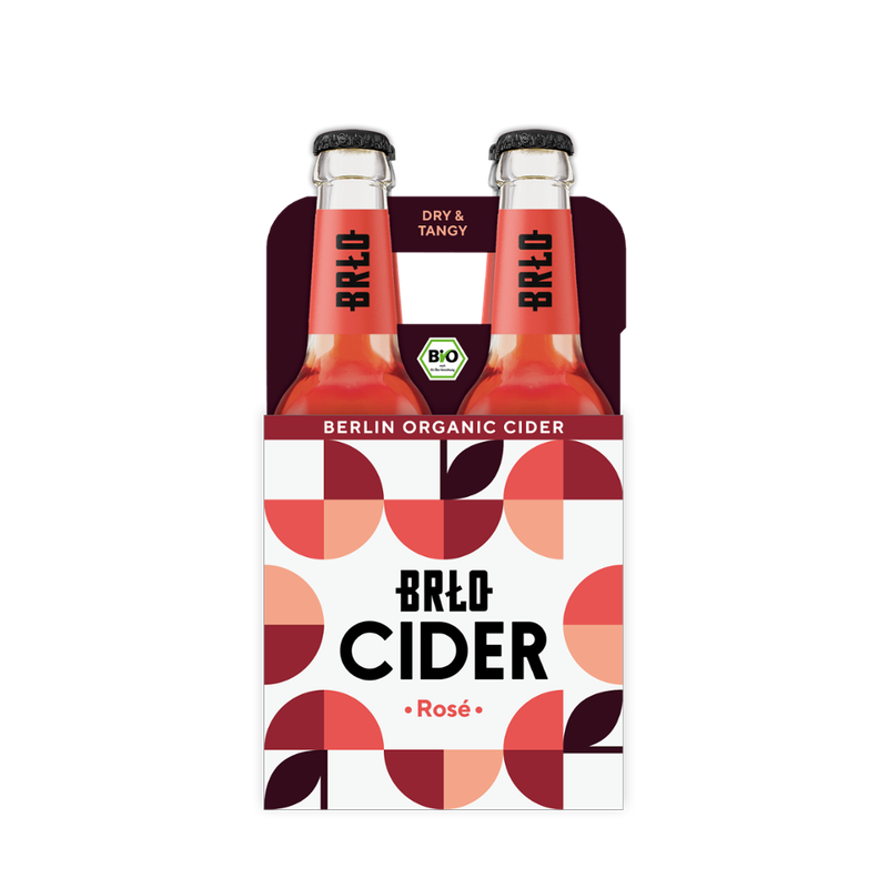 BRLO Unser Bio-Apfelcider hat sich in Rhabarber und Granatapfel verknallt. Fruchtig, frisch, und mit einer angenehm herben Note. Der perfekte Aperitif für einen spritzigen Start in den Nachmittag, den Abend oder die ganze Nacht. PRST! - Produktbild
