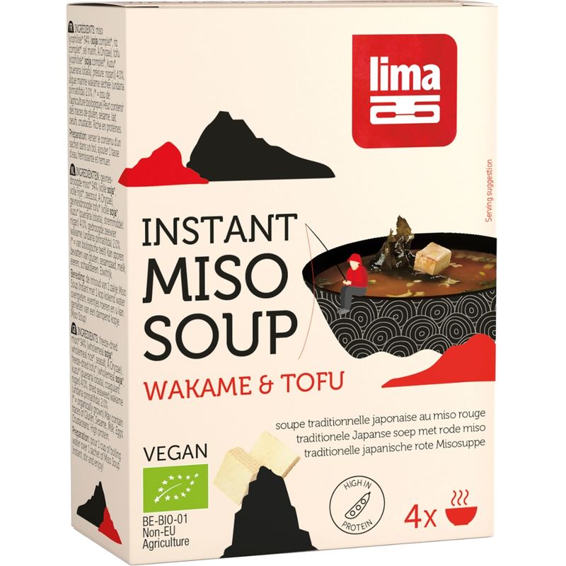 Lima Instant Miso Soup Tofu Wakame - Produktbild