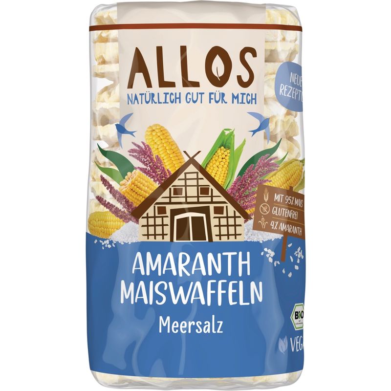 Allos Amaranth Maiswaffeln Meersalz - Produktbild