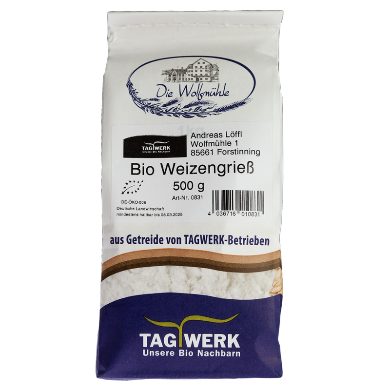 TAGWERK Weizengrieß Wolfmühle - Produktbild