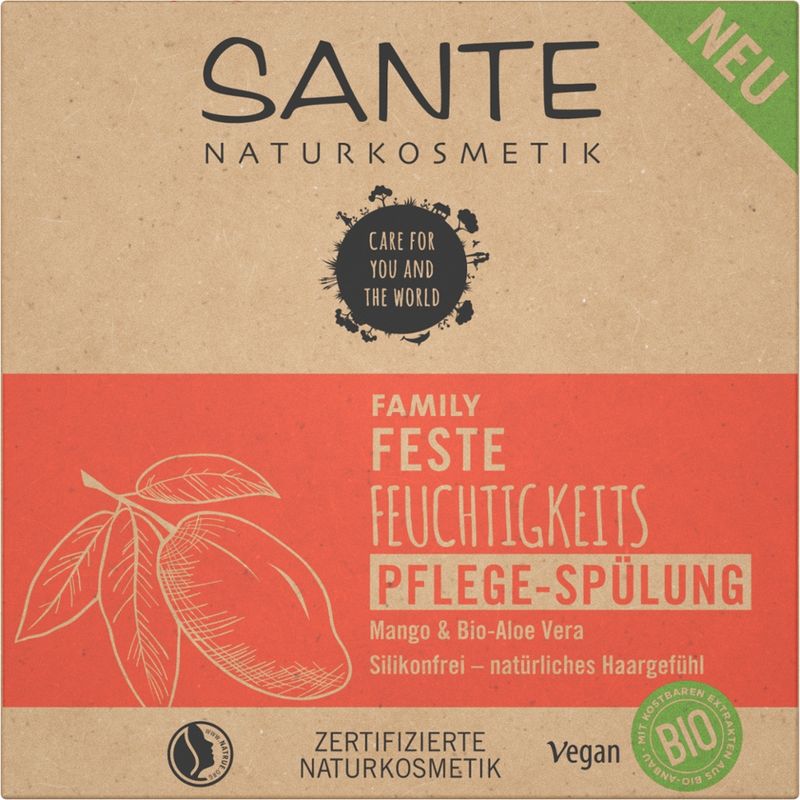 Sante SANTE FAMILY Feste Feuchtigkeits Pflege-Spülung Mango & Bio-Aloe Vera - Produktbild