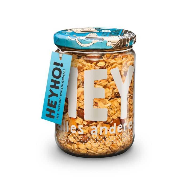 HEYHO Granola Saltcity Original Handmade Granola mit karamellisierten Nüssen und Salz - Produktbild