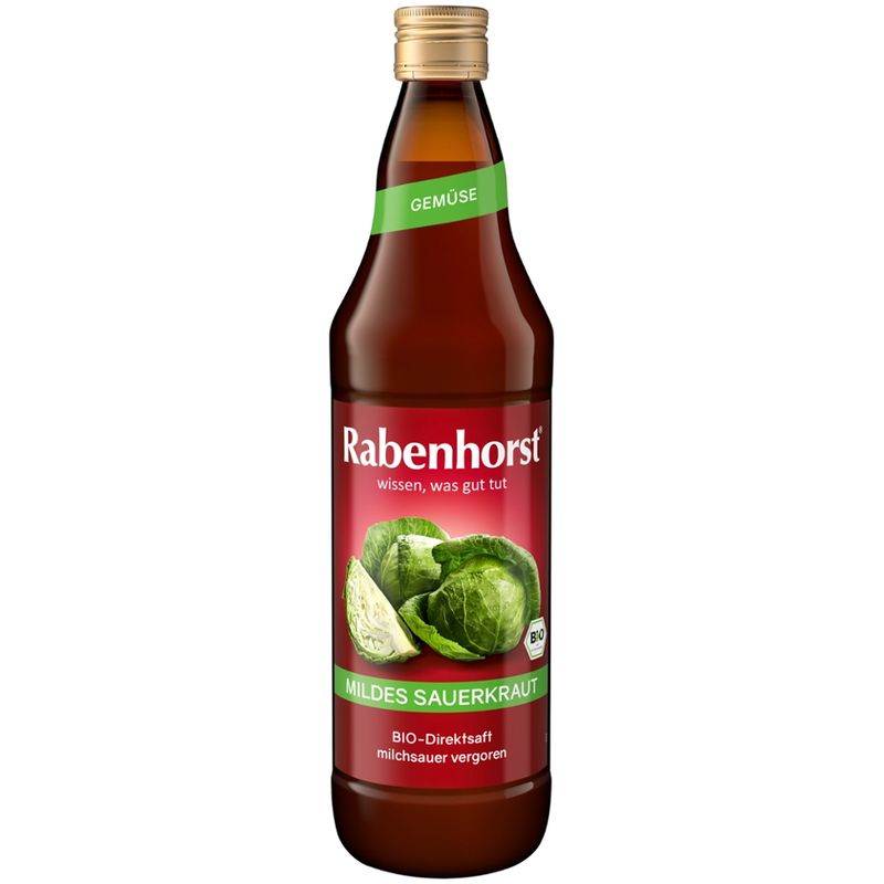 Rabenhorst Mildes Sauerkraut - Sauerkrautsaft BIO - Produktbild