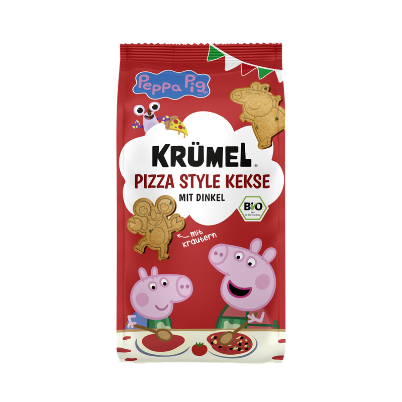 Krümel Peppa x Krümel Bio Pizza Style Kekse - Produktbild