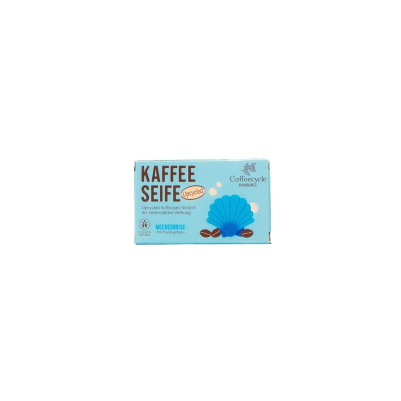 Coffeecycle  Kaffeeseife Meeresduft mit upgecycletem Kaffeesatz - Produktbild