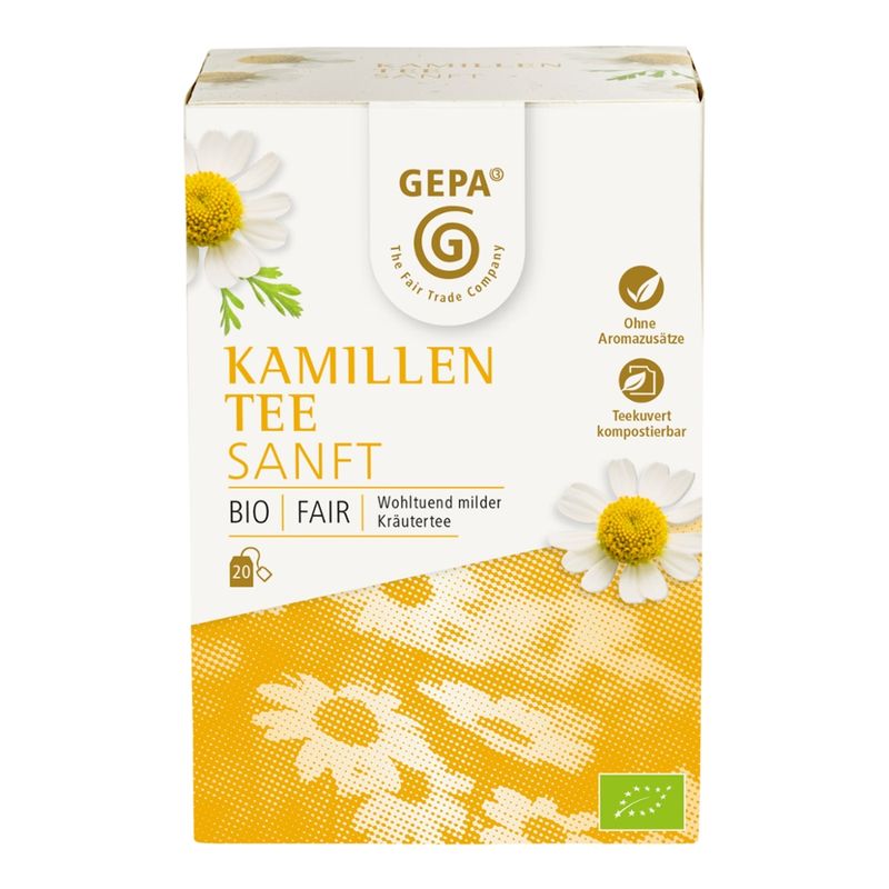 GEPA - The Fair Trade Company Bio Kamillen Tee Sanft - Produktbild