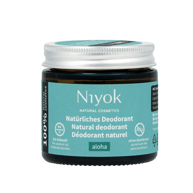 Niyok NIYOK - 2 in 1 Deodorant Creme Anti-Transpirant: aloha - Produktbild
