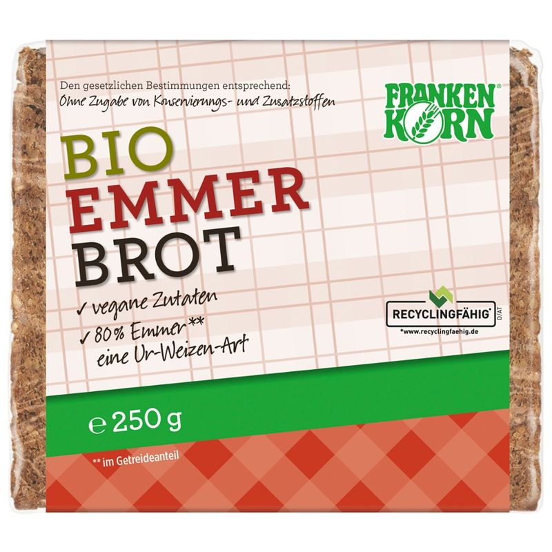 Frankenkorn Bio Vollkorn-Emmermischbrot - Produktbild
