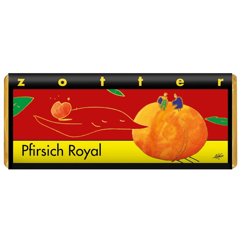 Zotter Schokolade Pfirsich Royal - Produktbild