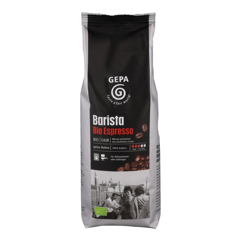 GEPA - The Fair Trade Company Barista Bio Espresso 250g Bohne - Produktbild