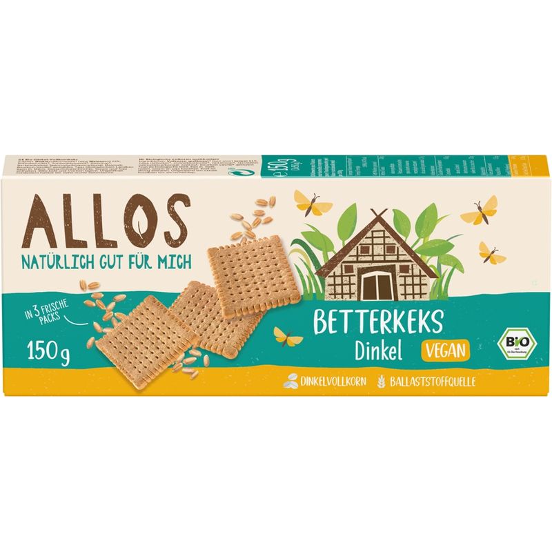 Allos Betterkeks Dinkel - Produktbild