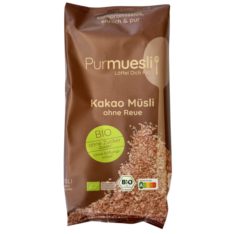 Purmuesli Bio Müsli Kakao ohne Reue - Produktbild