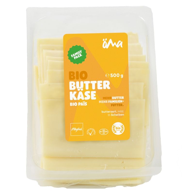 ÖMA ÖMA Butterkäse Scheiben, Biokreis - GV/SB - Produktbild