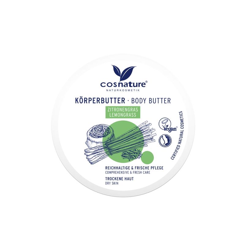 Cosnature  Cosnature Körperbutter Zitronengras / Body Butter Lemongrass - Produktbild