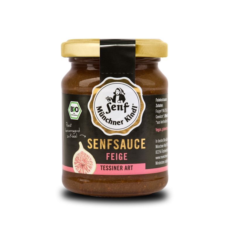 Münchner Kindl Senf Senfsauce Feige - Produktbild