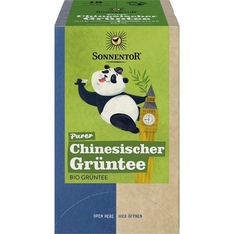 Sonnentor Purer Chinesischer Grüntee, Doppelkammerbeutel - Produktbild
