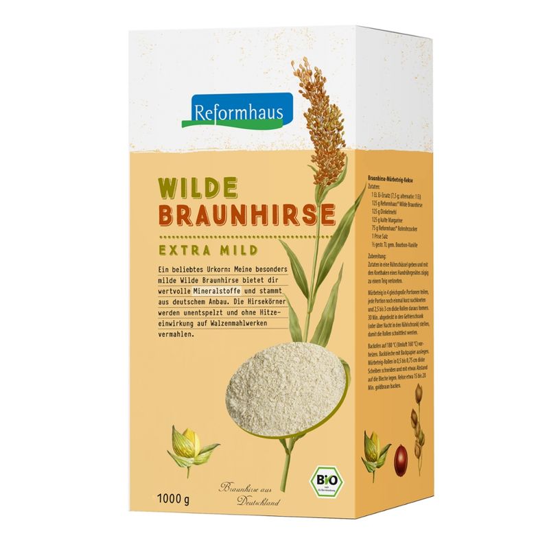 Reformhaus Wilde Braunhirse, fein vermahlen, bio - Produktbild